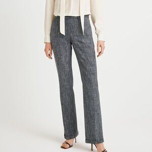 Vince Camuto Gray Tweed Pants 28W Slim Tapered Stretch Officecore Caeer